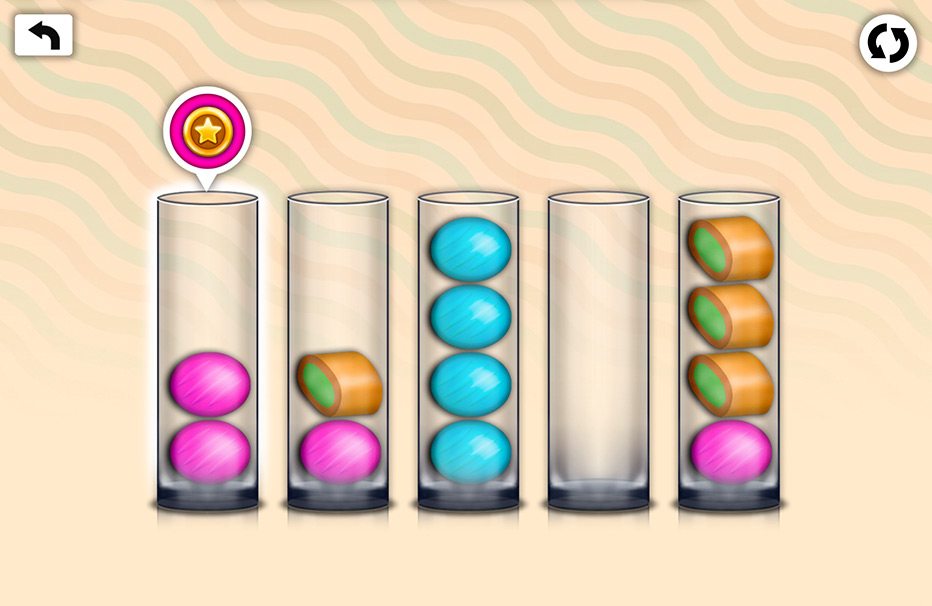 Candy line shop game